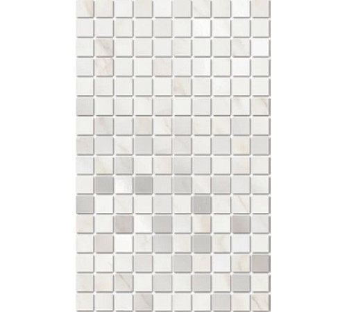 Декор Kerama Marazzi Гран Пале мозаичный белый 25х40 см MM6359