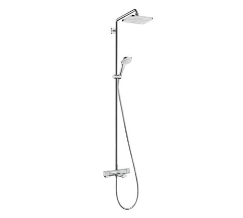 Душевая система Hansgrohe Croma E 280 1jet Showerpipe с термостатом для ванны хром 27687000