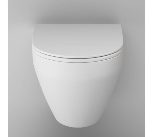 Унитаз подвесной AM.PM Spirit V2.0 FlashClean с сиденьем микролифт матовый C701700MWSC