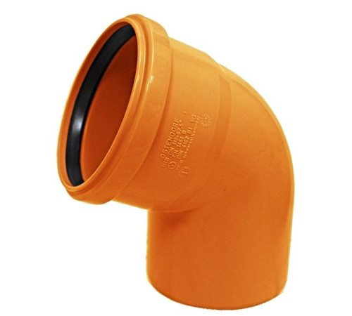 Отвод 67° Ostendorf KGB DN 110 PVC 220230