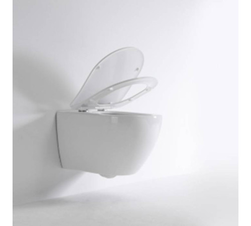 Унитаз подвесной TECE TECEspring R Tornado flush сиденье Slim микролифт белый глянец 9700998