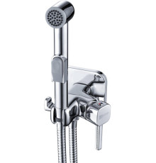 Смеситель для биде Lemark Solo встраиваемый с гигиеническим душем хром LM7165C