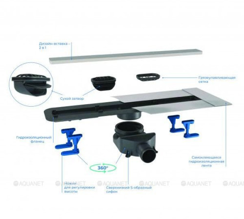 Душевой лоток Bettoserb Drain Frameless 950 мм 13701234-NEW