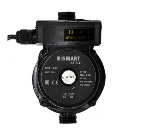 Насос повысительный SMART Install CPB 15-90 160 мм 120 Вт с гайками 110301S