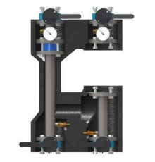 Насосная группа прямая фланцевая ELSEN DN 50 PN 10 без насоса EFG50.010