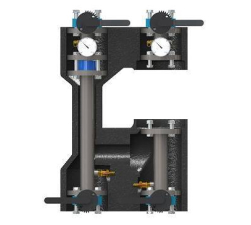 Насосная группа прямая фланцевая ELSEN DN 50 PN 10 без насоса EFG50.010