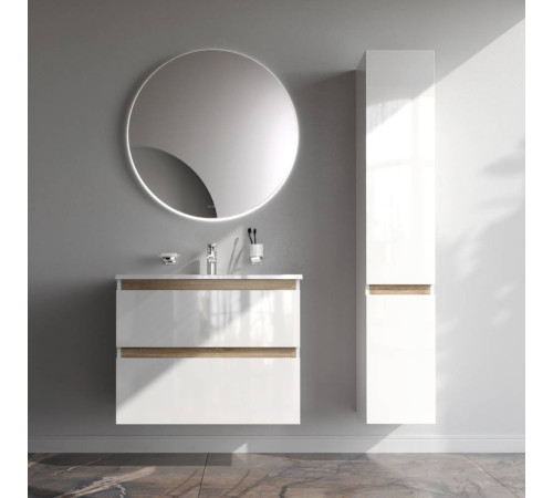 Тумба под раковину подвесная AM.PM X-Joy 80 см 2 ящика белый глянец M85AFHX0802WG