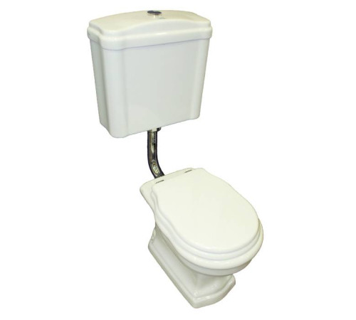 Унитаз напольный приставной Ceramica Althea ROYAL 55х36х40 см белый 40288bi