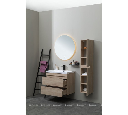 Тумба под раковину Aquanet Нота New 58 дуб светлый 00334197