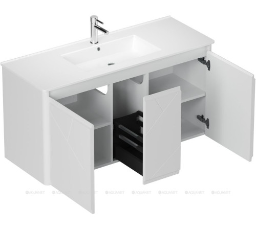 Тумба Allen Brau PARIS 120 с распашными фасадами белый матовый 1.360004.WM