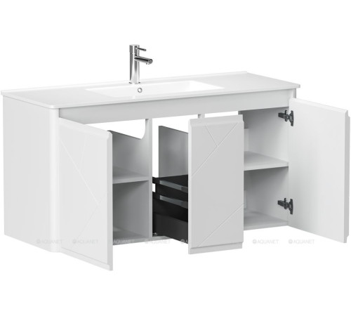 Тумба Allen Brau PARIS 120 с распашными фасадами белый матовый 1.360004.WM