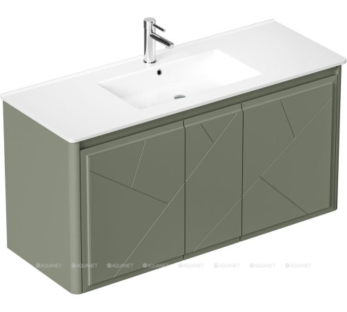 Тумба Allen Brau PARIS 120 см с распашными фасадами олива матовый 1.360004.CGM