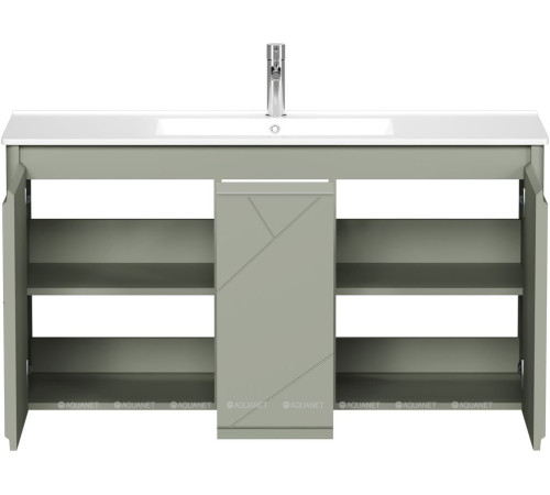 Тумба Allen Brau PARIS 120 см с распашными фасадами олива матовый 1.360004.CGM