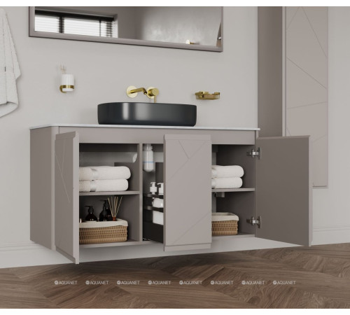 Тумба Allen Brau PARIS 120 см с распашными фасадами олива матовый 1.360004.CGM