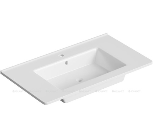 Раковина накладная Allen Brau PARIS 810х460 мм с переливом белая 4.61001.20