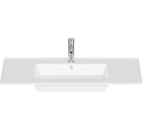 Раковина накладная Allen Brau PARIS 1010х460 мм с переливом белая 4.61002.20