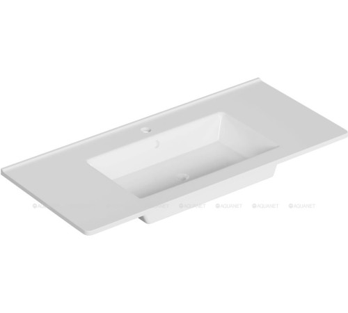 Раковина накладная Allen Brau PARIS 1010х460 мм с переливом белая 4.61002.20