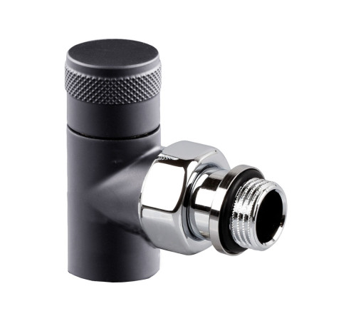 Клапан запорный угловой SR Rubinetterie Tondera 1/2 черный матовый 0670-1500VC0S