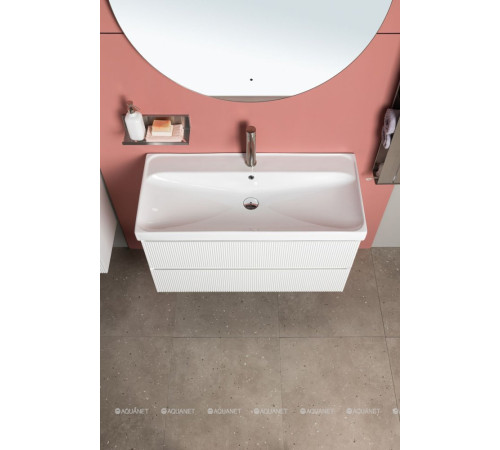 Тумба с раковиной Aquanet Альтера 70 белый матовый 00340886