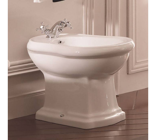 Биде напольное Kerasan Retro 60х38.5 см 1 отверстие белое 102001/760390