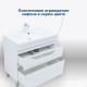 Тумба под раковину Aquanet Нота New 90 напольная 2 ящика белый глянец 00344147