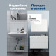 Тумба под раковину Aquanet Nova Lite 2.0 90 L 2 ящика белый глянец 00346311