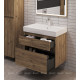 Тумба под раковину Aquanet Nova Lite 2.0 60 2 ящика дуб рустикальный 00346315