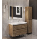 Тумба под раковину Aquanet Nova Lite 2.0 100 R 2 ящика дуб рустикальный 00346319