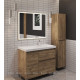 Тумба под раковину Aquanet Nova Lite 2.0 100 R напольная дуб рустикальный 00346347