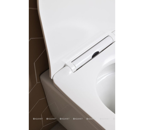 Унитаз подвесной Aquanet Atago 3.0 W SHORT TORNADO с сиденьем Soft Close 00348006