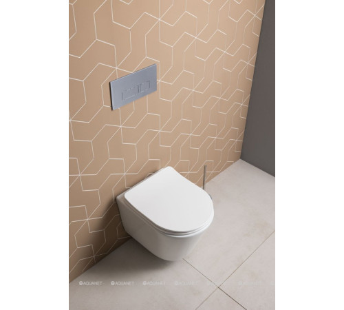 Унитаз подвесной Aquanet Atago 3.0 W SHORT TORNADO с сиденьем Soft Close 00348006