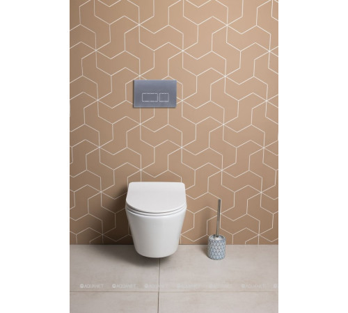 Унитаз подвесной Aquanet Atago 3.0 W SHORT TORNADO с сиденьем Soft Close 00348006