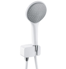 Душевой набор Kludi Freshline лейка 120 мм 1 режим со шланговым подключением белый 678709100