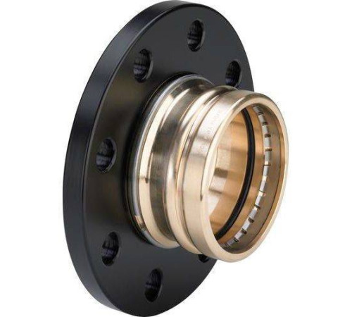 Переход фланец-пресс Viega Sanpress DN100 108 мм бронза 480011