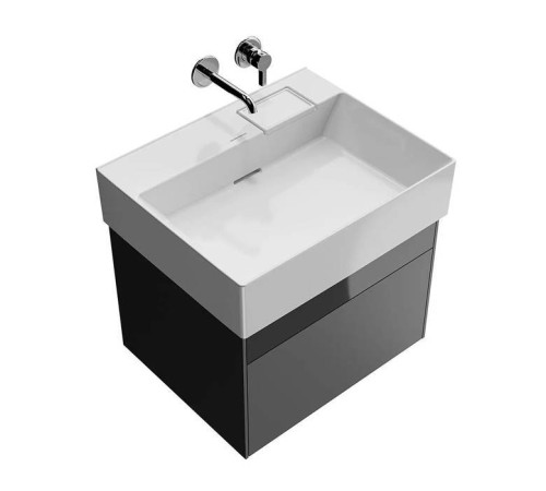 Тумба подвесная Kerama Marazzi Logica 56.4x46x40.3 см 2 ящика стальной серый LOG.60.2\ST