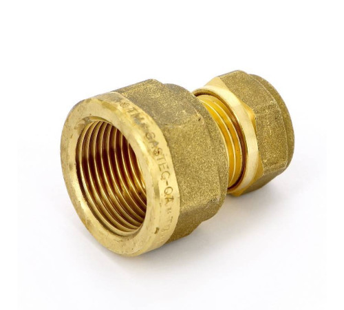 Муфта обжимная Tiemme 1100 15 мм х 3/4 ВР латунная 1000049