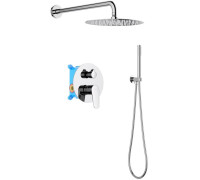 Душевой комплект 3 в 1 Aquanet Бетта 2 режима хром AQ1172CR