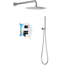 Душевой комплект 3 в 1 Aquanet Бетта 2 режима хром AQ1172CR