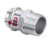 Переход Viega Prestabo 15x1/2 НР оцинкованная сталь модель 1111 559007