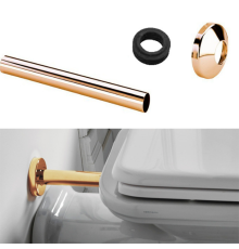 Набор для подключения скрытого бачка Kerasan к напольному унитазу d 40 мм золото 755291oro