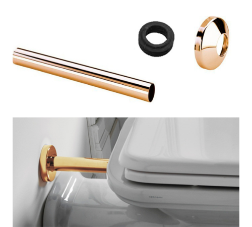 Набор для подключения скрытого бачка Kerasan к напольному унитазу d 40 мм золото 755291oro