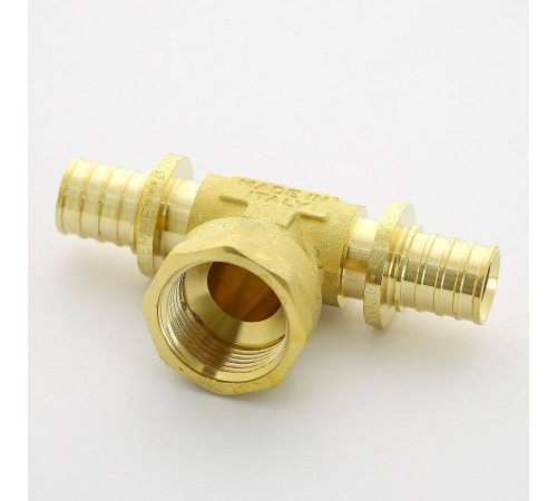 Тройник аксиальный Uni-Fitt 20х3/4х20 ВР латунь 747G7370
