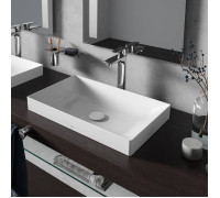 Раковина TOTO TR 60x38 см полувстраиваемая без отверстия белый L4716RE#XW