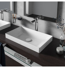 Раковина TOTO TR 60x38 см полувстраиваемая без отверстия белый L4716RE#XW