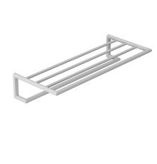 Держатель для полотенец с полкой Kludi Vela R 600 мм белый матовый 5898953