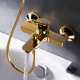 Смеситель для ванны и душа AM.PM X-Joy золото F85A10099