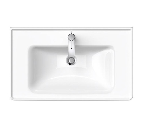 Раковина накладная Duravit D-Neo 80х48 см с переливом 1 отверстие 2367800000