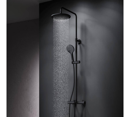 Душевая система AM.PM Like с термостатом черный матовый F0780522