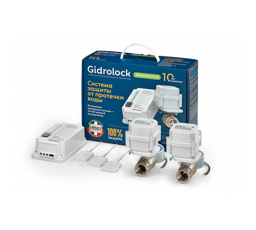 Комплект защиты от протечек Gidrolock Premium PLUS BUGATTI 3/4 31221022