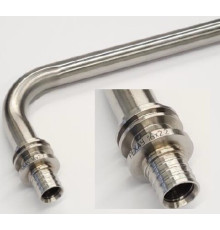 Трубка Г-образная REHAU RAUTITAN 20x250 мм нержавеющая сталь 11096681002